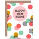 image 1 of Bright Modern Circle Pattern New Home Card