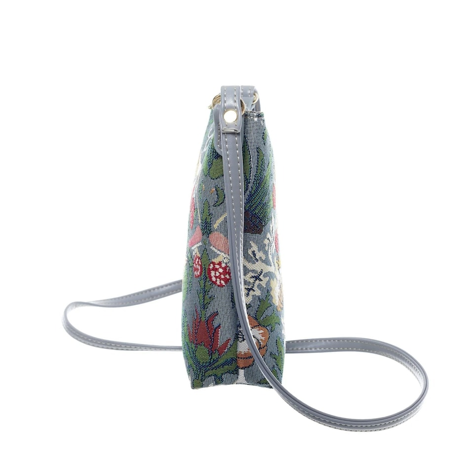 image 1 of Signare Sling Bag Strawberry Thief Grey | Grey