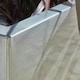 image 5 of Primrose Zinc Galvanised Silver Cube Planter Pot 60cm