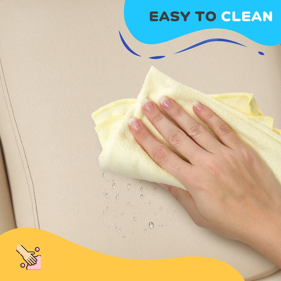 image 1 of HOMCOM Kids Recliner Chair with Adjustable Backrest & Footrest | Yellow | One Size