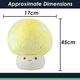 image 2 of Yellow Mushroom Mochi Soft Toy Cute Plushie Huggable Cuddly Plush 45cm Yellow
