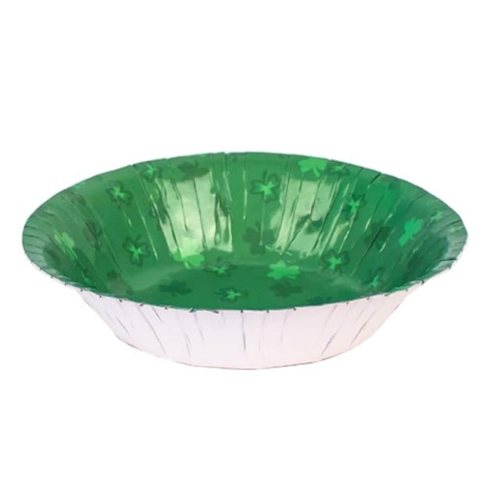 St. Patrick's Day Round Paper Bowls 17cm - Pack of 10