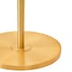 image 4 of Interiors by Premier Clear Crystal Floor Lamp with Gold Metal Base, Elegant Crystal Bead Standing Lamp for Living Room Gold
