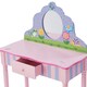 image 4 of Teamson Kids Magic Garden Play Vanity Table and Stool Set