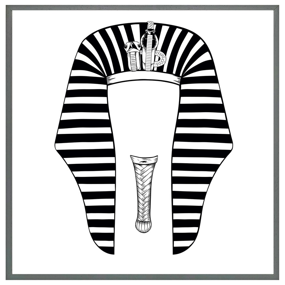 image 1 of Tutankhamun (Picture Frame) White | L