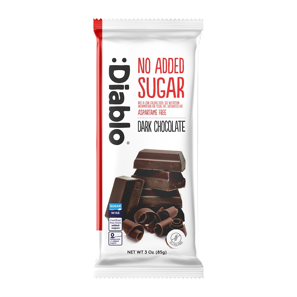image 1 of Diablo No Added Sugar Dark Chocolate Bar 85g