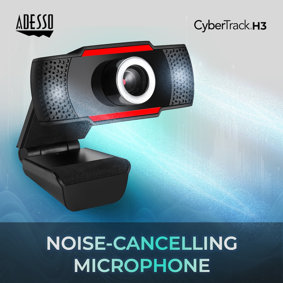 image 1 of Adesso Webcam with built in Microphone 720P (1.3 Megapixel)