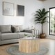 image 4 of Rayne Mango Wood Round Coffee Table