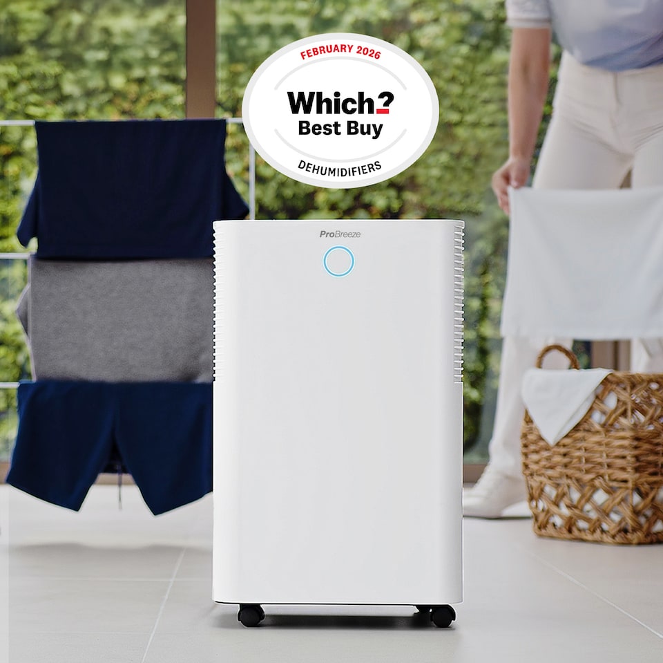 image 1 of Pro Breeze OmniDry 20L Dehumidifier with Smart App Control