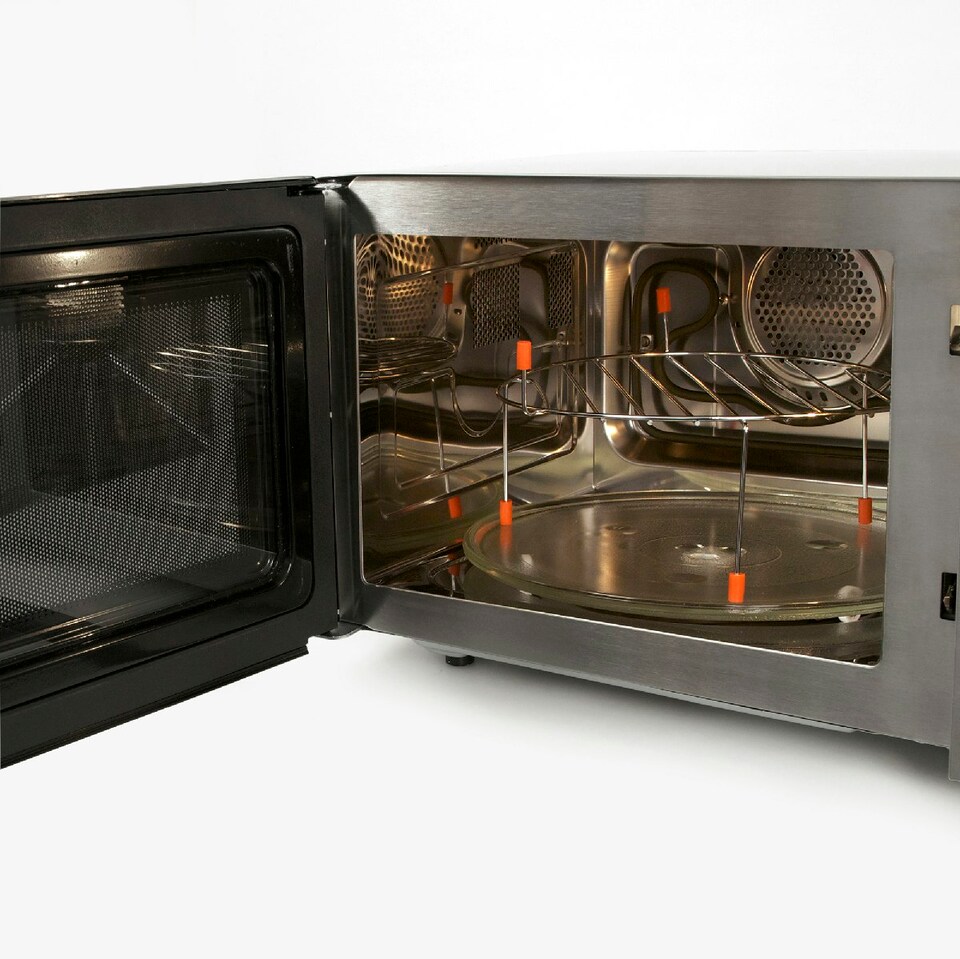 image 1 of Russell Hobbs RHM2574 Combination Microwave 25L 900W Silver Digital Grill & Oven