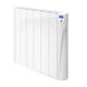 image 1 of 585mm (W) x 575mm (H) - White Touch Electric Ceramic Core Radiator (Almera) - 1000 Watts - Depth 98mm - Heats Up To 10m²