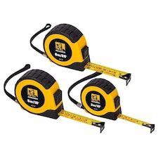 Roughneck E-z Read Tape Measure Set, 3 Piece - Multi Colour - One Size