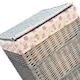 image 2 of Large Square Laundry Basket With Garden Rose Lining | Multi | Garden Rose