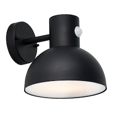 Arkle - Black Motion Sensor Outdoor Wall Light