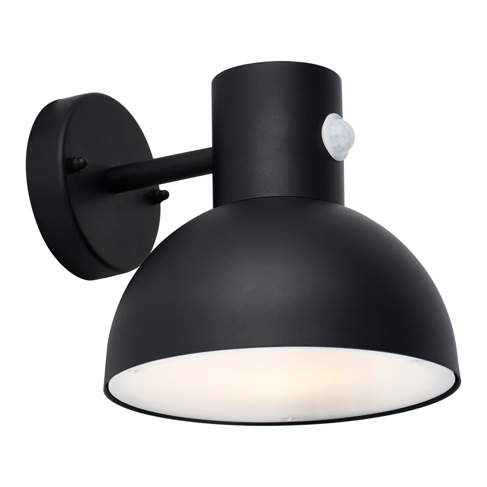 image 1 of Arkle - Black Motion Sensor Outdoor Wall Light