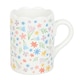 image 3 of Something Different Spring Floral Scalloped Mug - White - One Size | Multi | White | 1