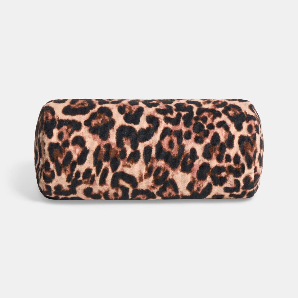 image 1 of OHS Leopard Beach Bolster Neck Back Support Pillow