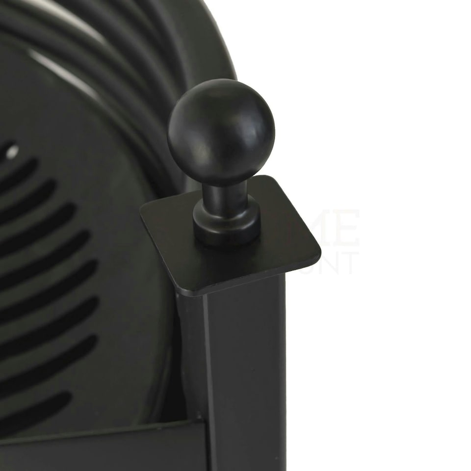 image 1 of Fire Vida Laxton Front Grate Solid Fuel Coal Wood Log Burner Fireside Fireplace Accessory, Black