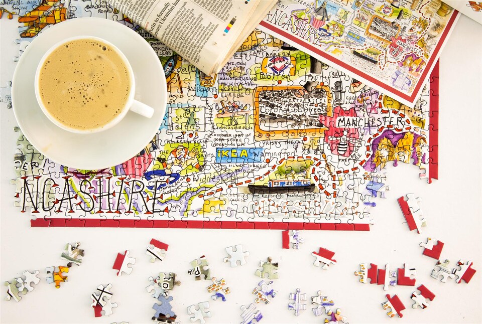 image 1 of Proper Lancashire- Tim Bulmer 1000 piece Jigsaw