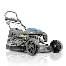 Hyundai 20’’ / 51cm Black Edition Self-Propelled Petrol Lawnmower, Electric Start, 200cc , 4-in-1  Mulch, 60L Collect, Side and Rear Discharge | HYM20200SPE