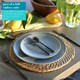 image 4 of Argon Tableware Stainless Steel Teaspoons - 14.5cm - Black - Pack of 4