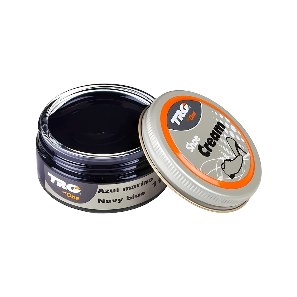 image 1 of TRG Shoe Cream - Polish and Leather Care for Shoes, Boots and Footwear 50ml | Blue | Navy Blue