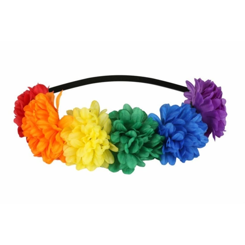 image 1 of Pack of 3 Rainbow Headband Multi | One Size