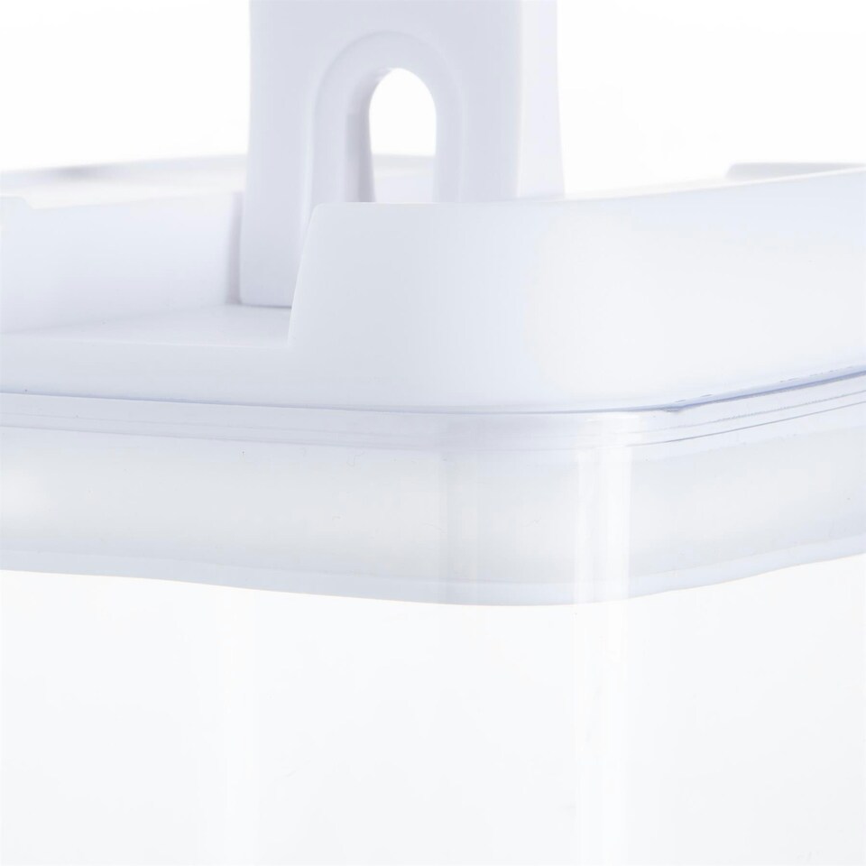 image 1 of Argon Tableware Flip Lock Plastic Food Storage Containers - 1.9 Litre - White - Pack of 6