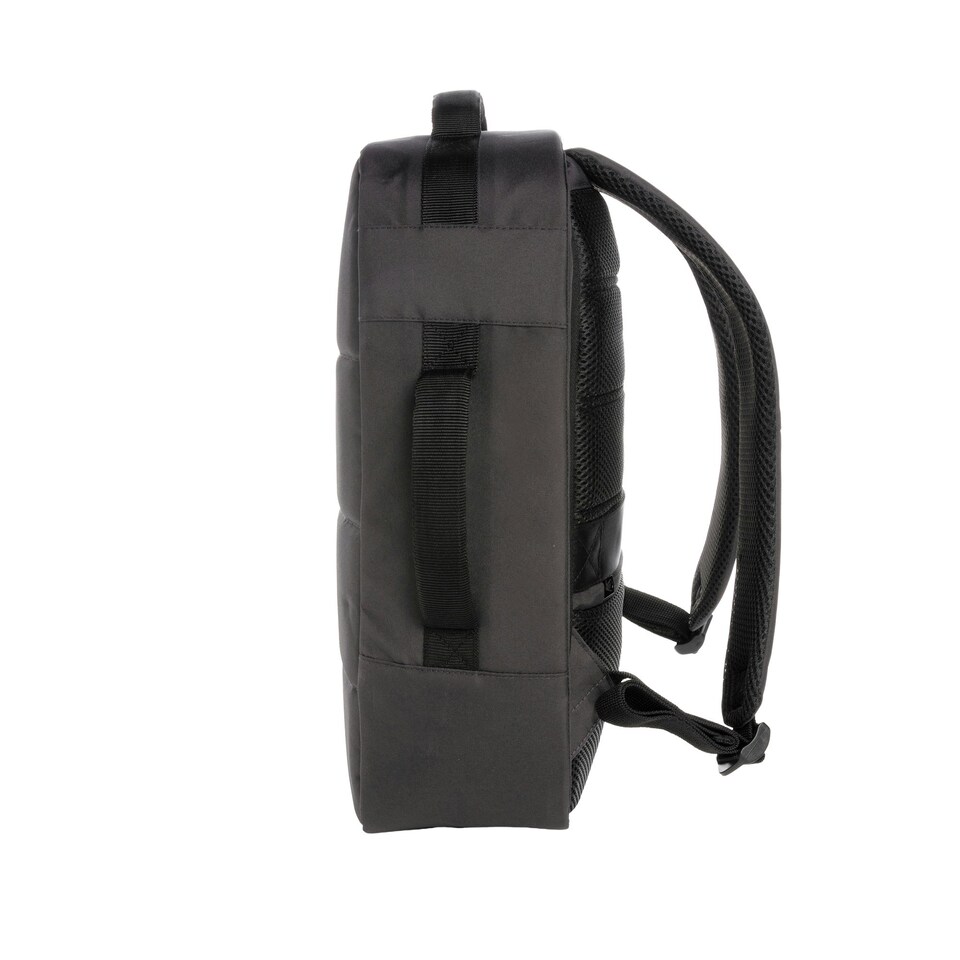 image 1 of XD Xclusive Impact Aware RPET Anti-Theft Laptop Backpack - Black - One Size Black