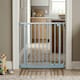 image 2 of Safetots Extra Tall Elite Safety Gate, 98cm - 107cm, Matt Grey, Extra Tall 96.8cm in Height, Pressure Fit Stair Gate, Baby Gate for Doors Hallways and Spaces, Safety Barrier, Easy Installation