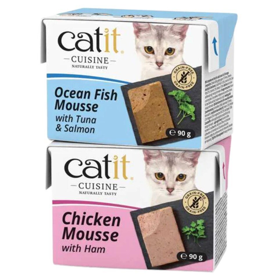 image 1 of Catit Cuisine Mousse Cat Food Mixed Bundle (12 Pack)