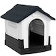 image 1 of PawHut Dog Kennel for Outside, for XS and S Dogs, 80 x 69 x 76cm, Grey