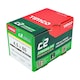 image 2 of Timco - C2 Strong-Fix Multi-Purpose Premium Screws - PZ - Double Countersunk - Yellow (Size 4.5 x 80 - 200 Pieces)
