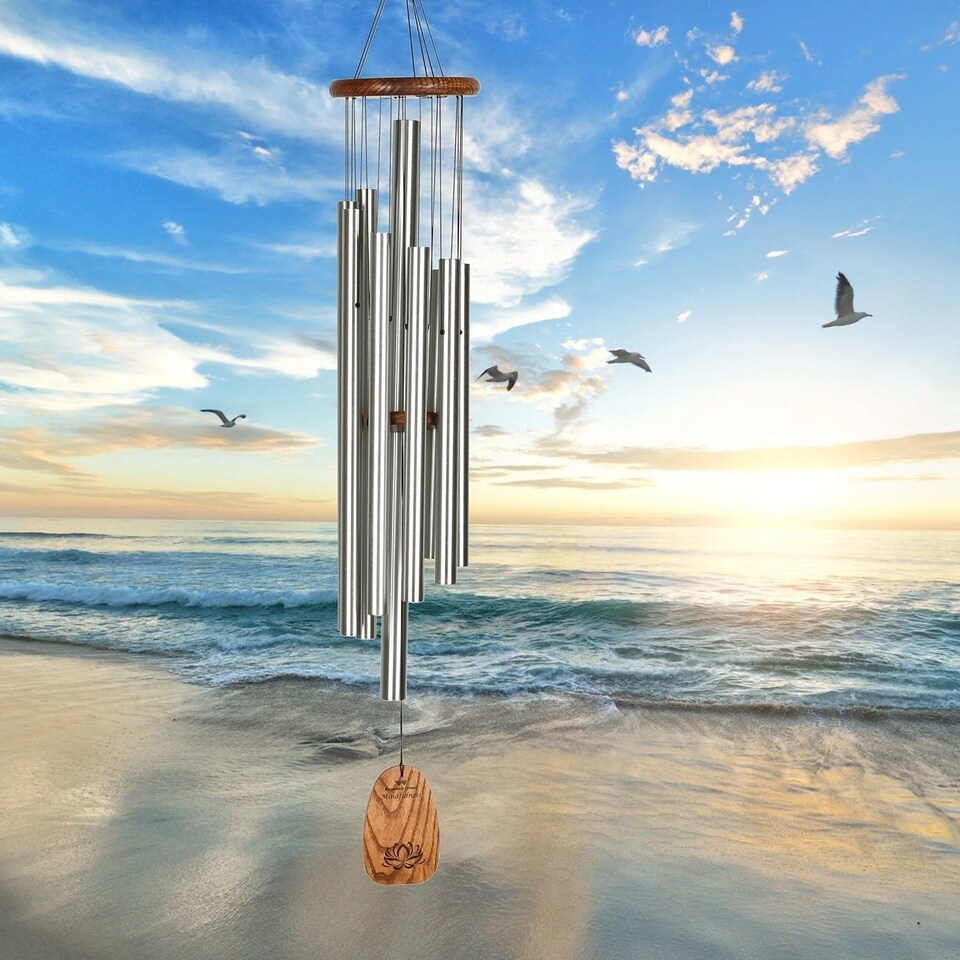 image 1 of Woodstock Large Mindfulness Wind Chime