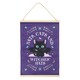 image 1 of Bats, Cats and Witches Hats Fabric Wall Hanging