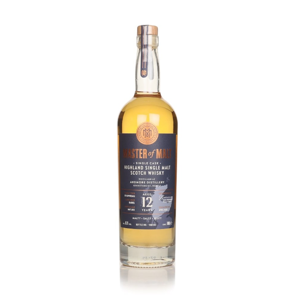 image 1 of Ardmore 12 Year Old 2012 Single Cask Master of Malt | Clear