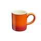 image 2 of Cooks Professional 4pc Espresso Cup Set - Stoneware Mini Mugs - 100ml | Orange | Orange