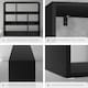 image 5 of Bookshelf Tartu - with 7 storage compartments Black