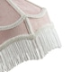 image 5 of Traditional Victorian Empire Lampshade in Soft Blush Pink Velvet with Tassels | Pink | Pink | 1