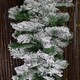 image 2 of Premier 2.7m Snow Flocked Pine Christmas Garland with Glitter Finish