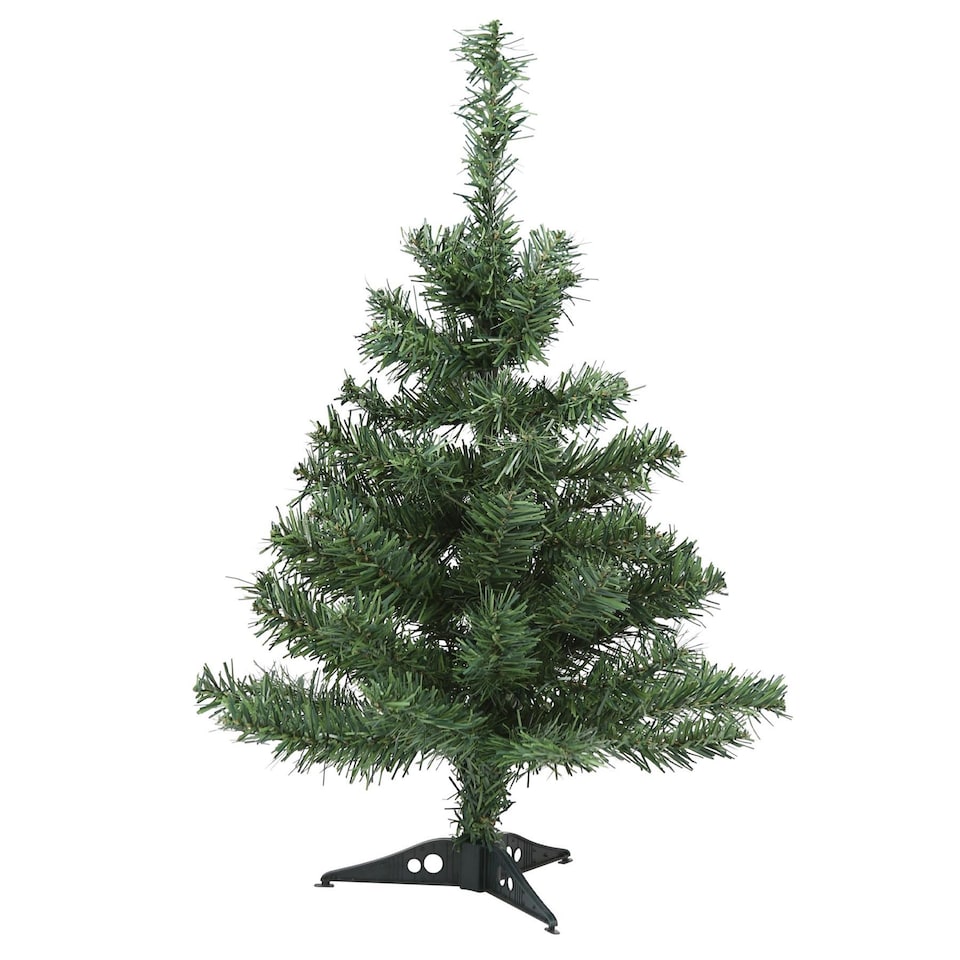 image 1 of Harbour Housewares Artificial Fir Christmas Tree - 60cm - Green