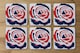 image 2 of Red & Blue Rose Print (Coaster)