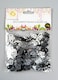 image 3 of 2 Packs of 14g 80th Black Happy Birthday Party Glitz Confetti Sprinkles