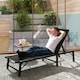 image 10 of Outsunny Folding Sun Lounger Set of 2, 5-Position Reclining Sun Bed 