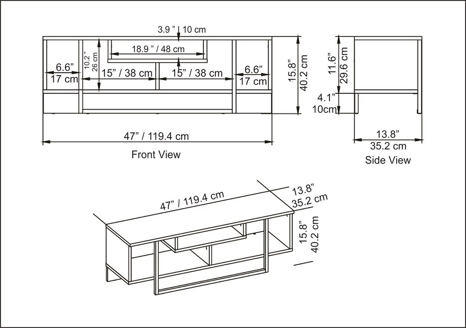 image 1 of Decorotika Astona  TV Unit for TVs up to 55 inch