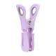 image 3 of JVL Grey Peg Basket with 48 Plastic Clip Clothes Pegs, Assorted Colours