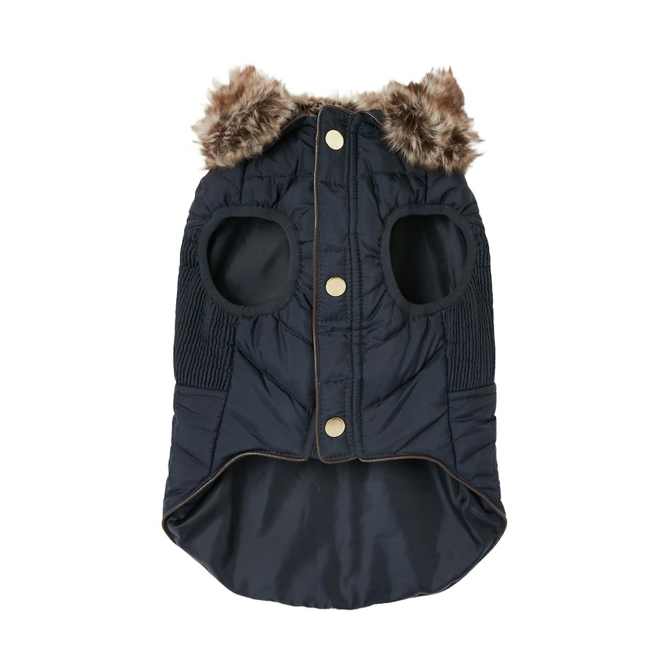 image 1 of Joules Cherington Dog Coat - Navy - S