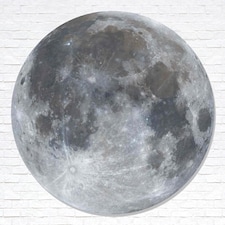 Full Moon Wall Art Cardboard Cutout 66cm