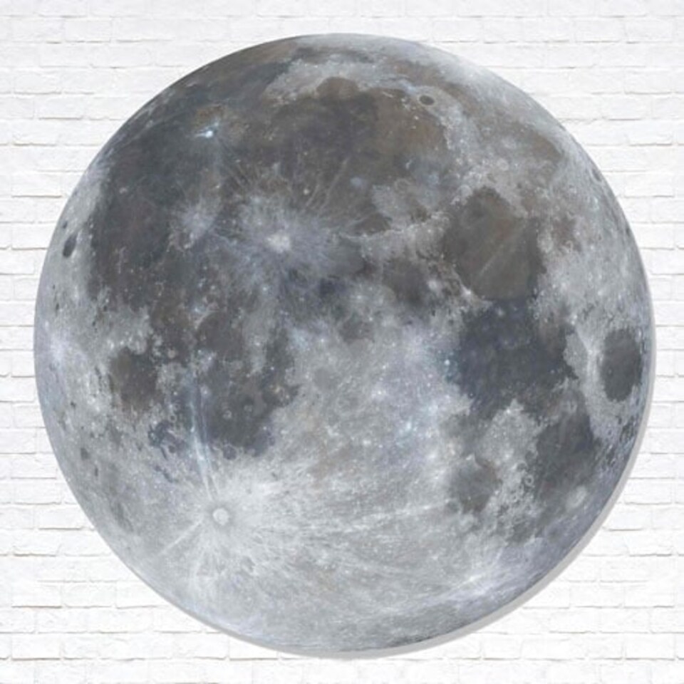 Full Moon Wall Art Cardboard Cutout 66cm