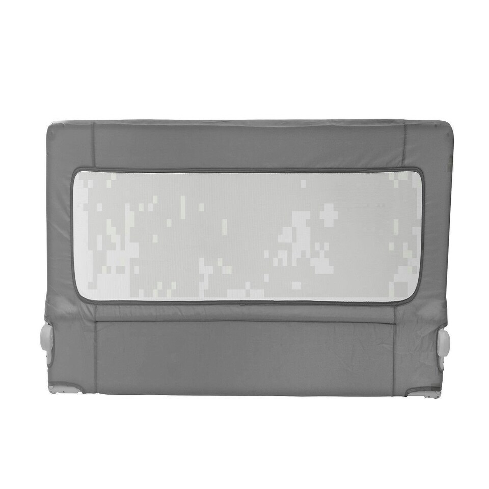 image 1 of Safetots Bed Rail, Grey 100cm Wide x 40cm Tall, Toddler Bed Guard for Safety
